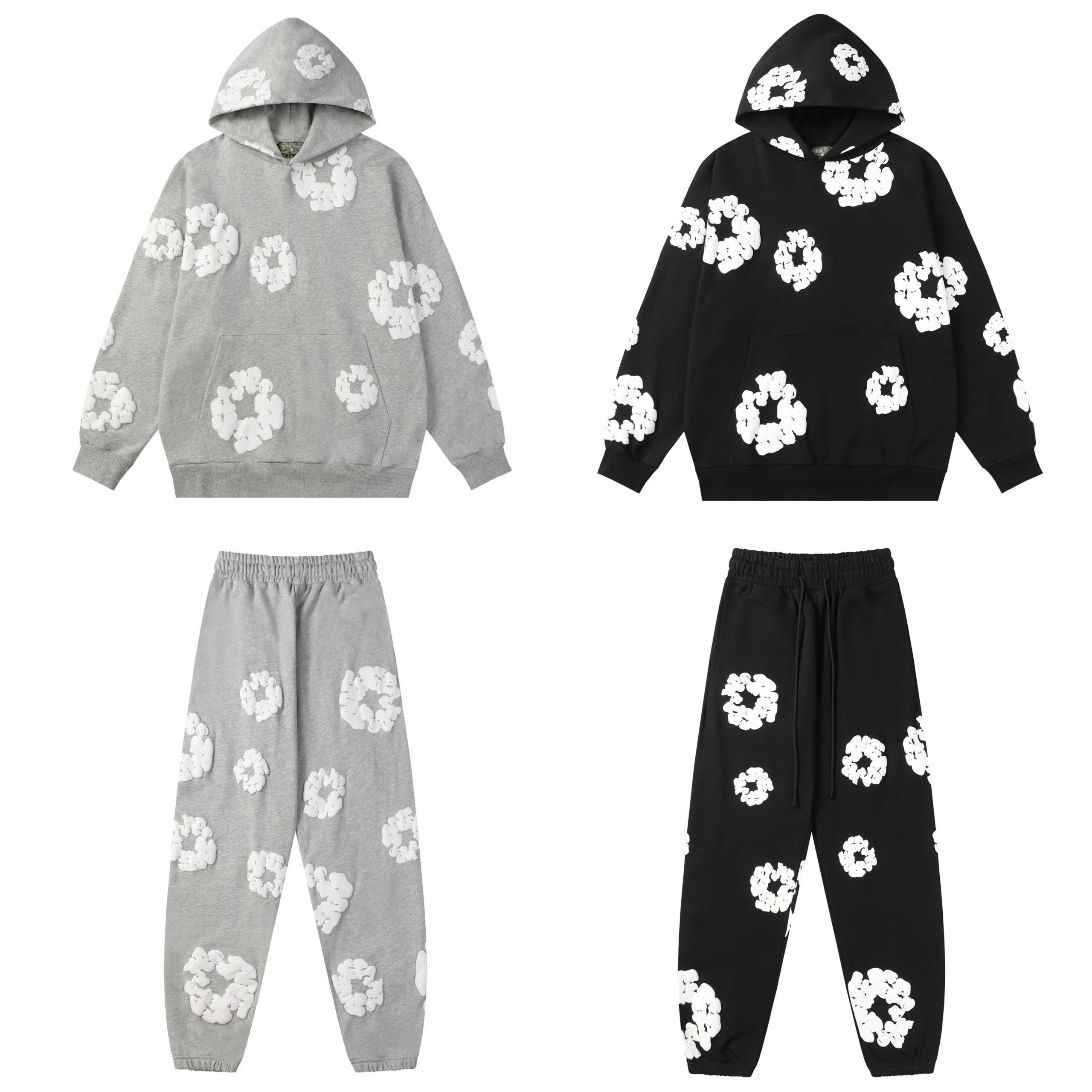 Erl Hoodie Flower Hoodie