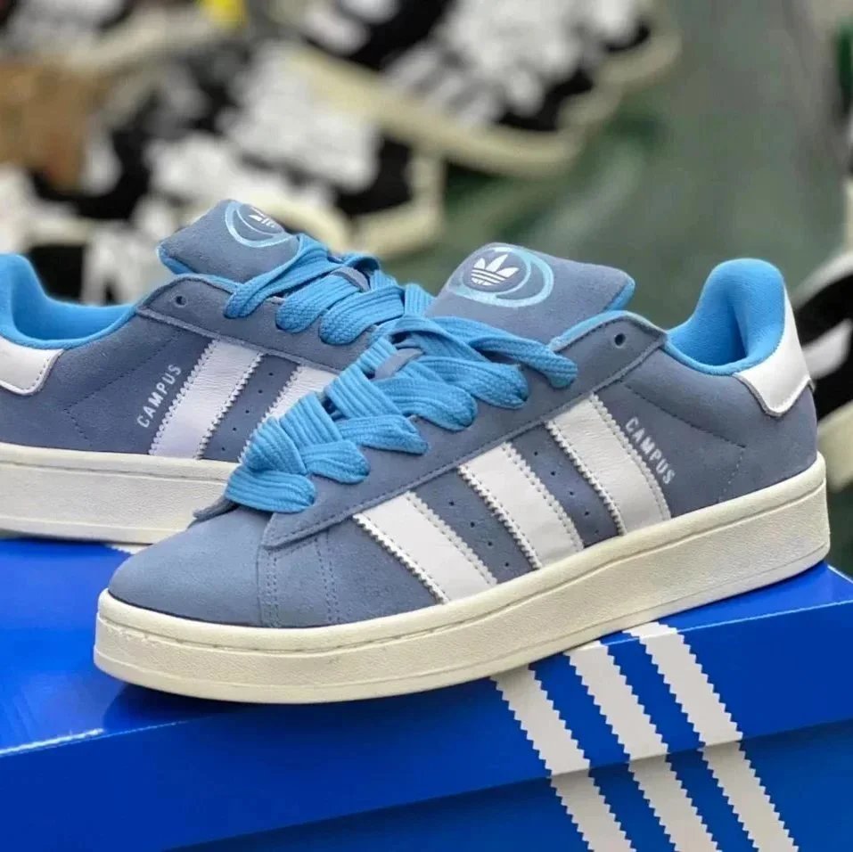 Adidas Originals Campus Green White Sneakers - 12