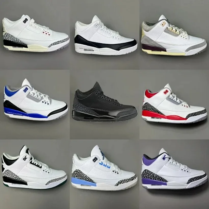 Nike Air Jordan 3 28 Styles