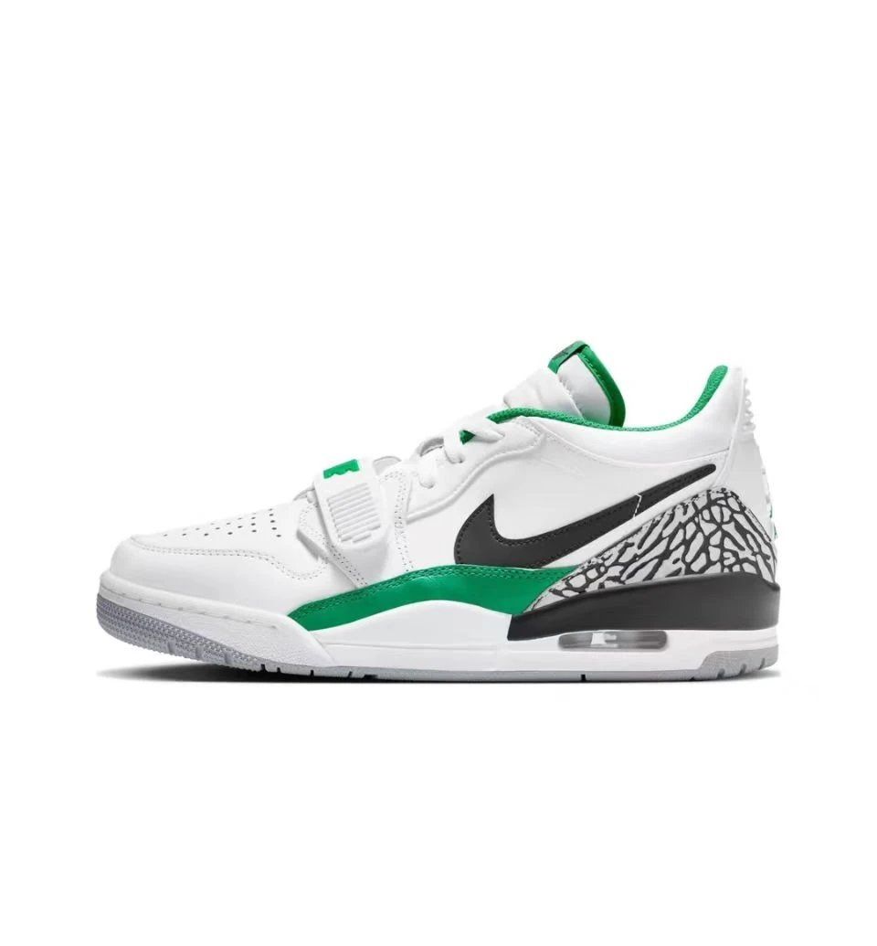 Air Jordan 312 White Green Low-Top Basketball Shoe