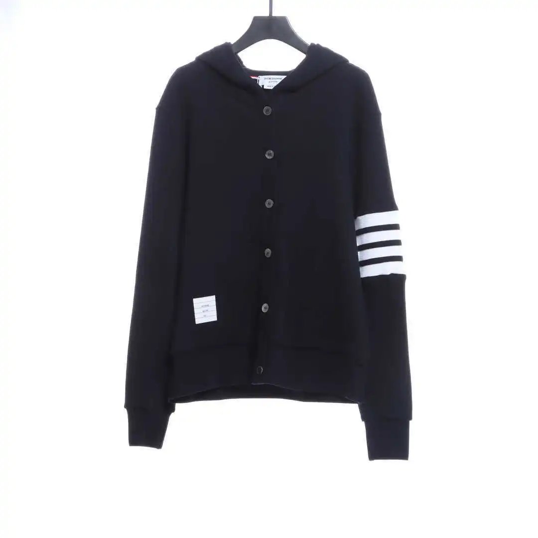 Thom Browne 4-Bar Stripe Hooded Cardigan [6 styles]