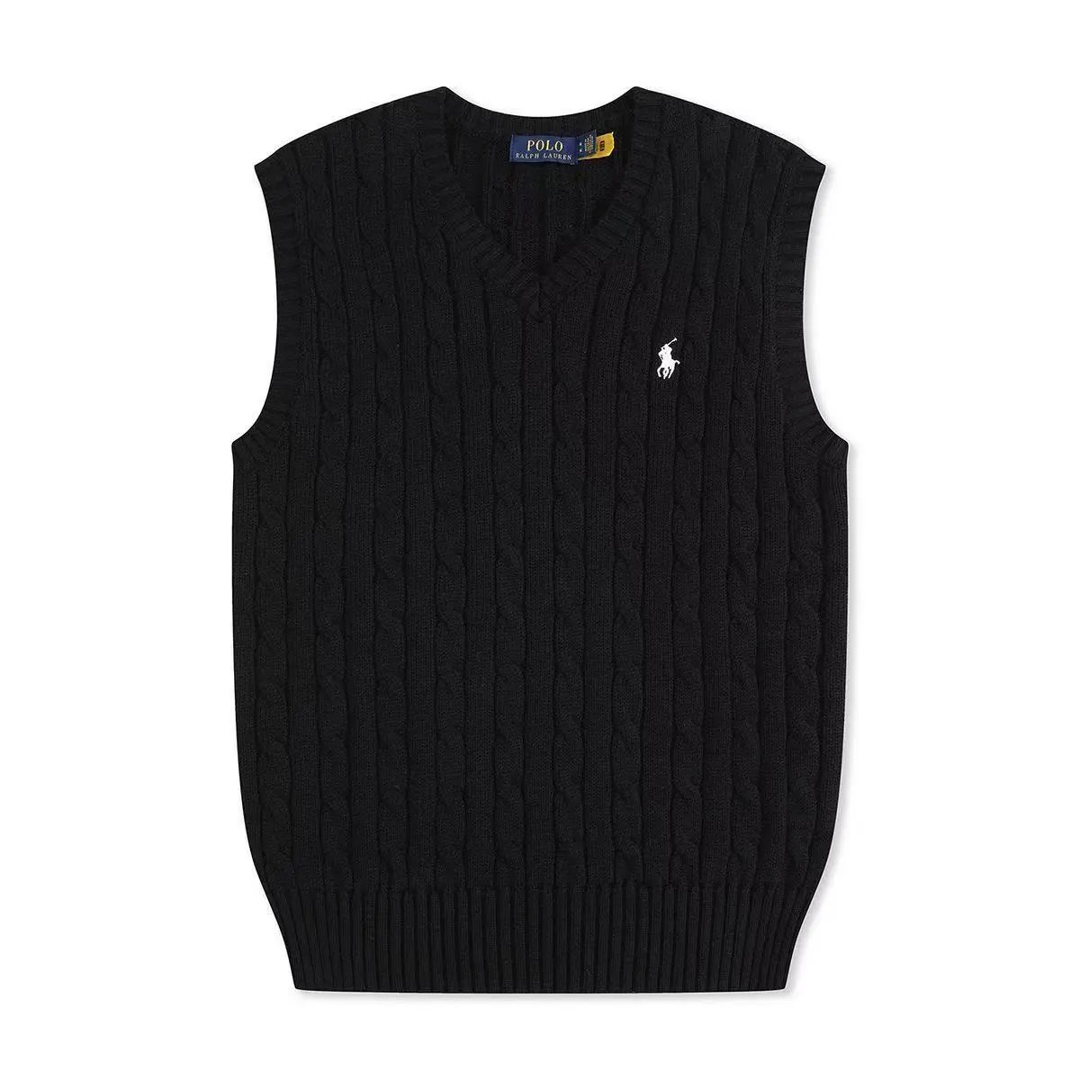 Vest Black with White Label