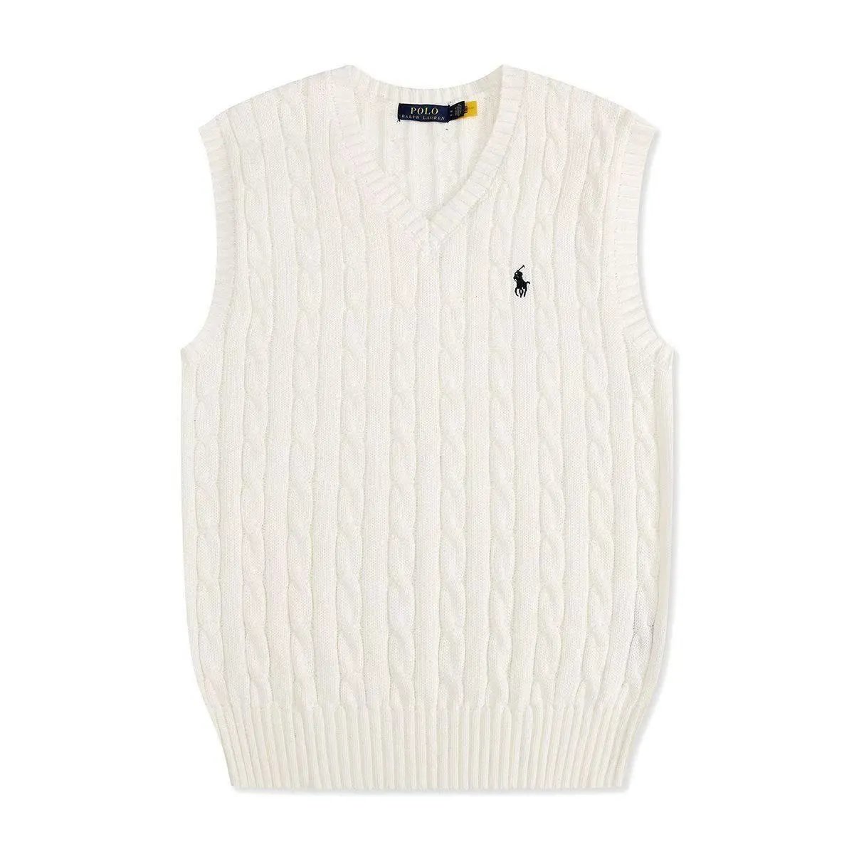 Vest White Black Label