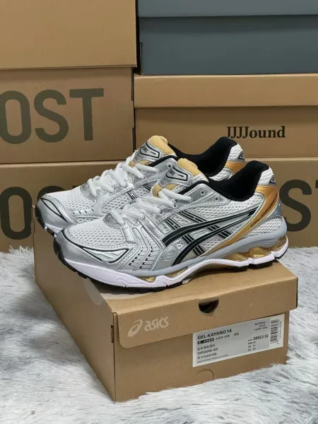 Asics Gel-Kayano 14 Silver Blue Running Shoes - 29