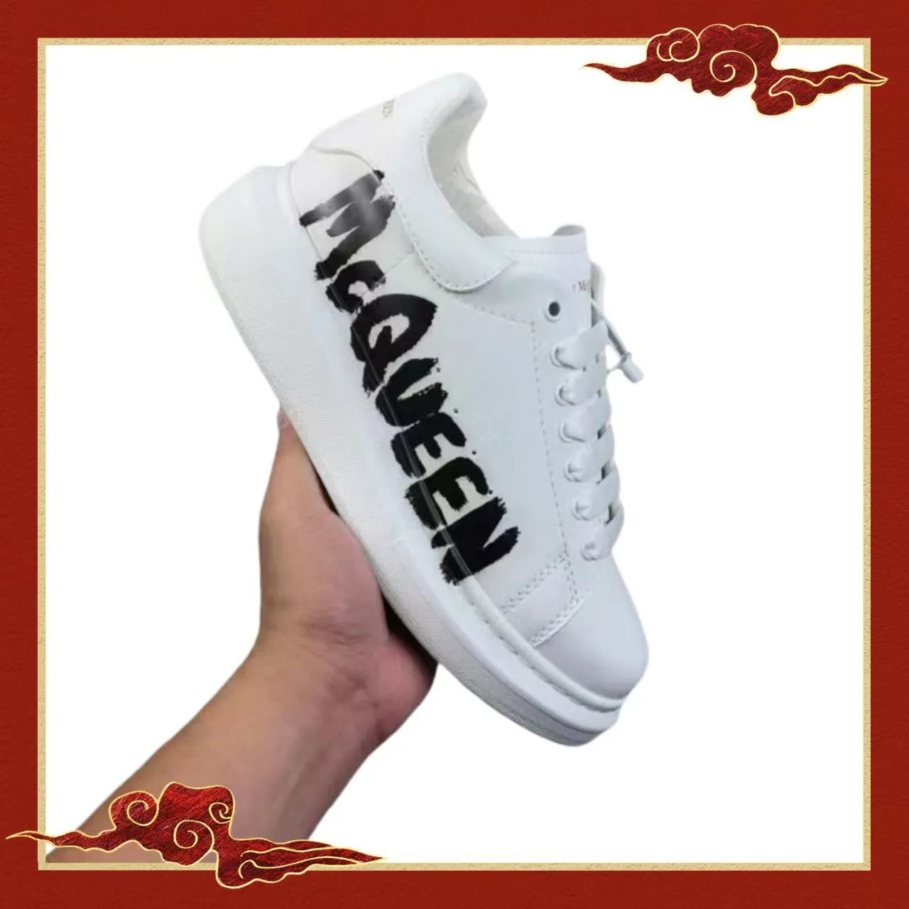 white letters