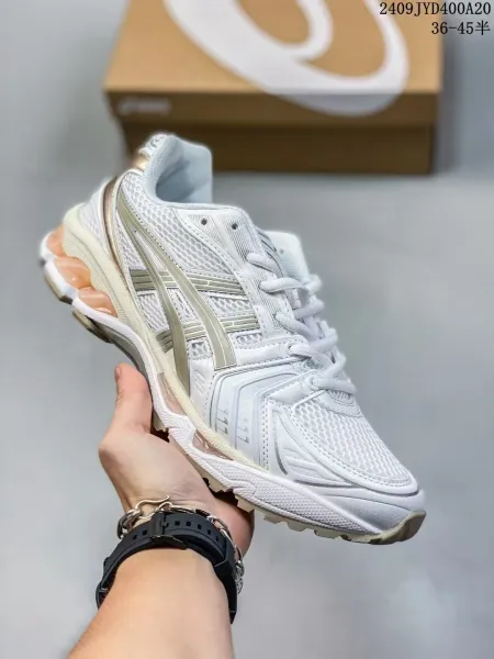 Asics Gel-Kayano 14 Silver Blue Running Shoes - 14