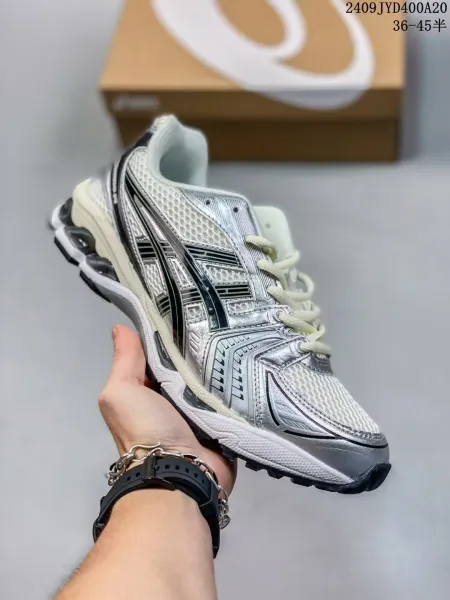 Asics Gel-Kayano 14 Silver Blue Running Shoes - 13