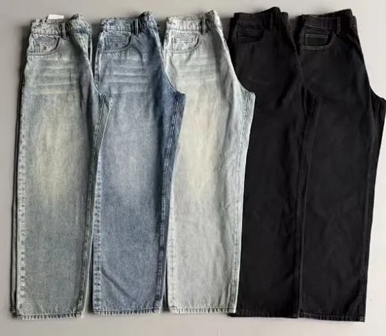 Stu jeans in five colors