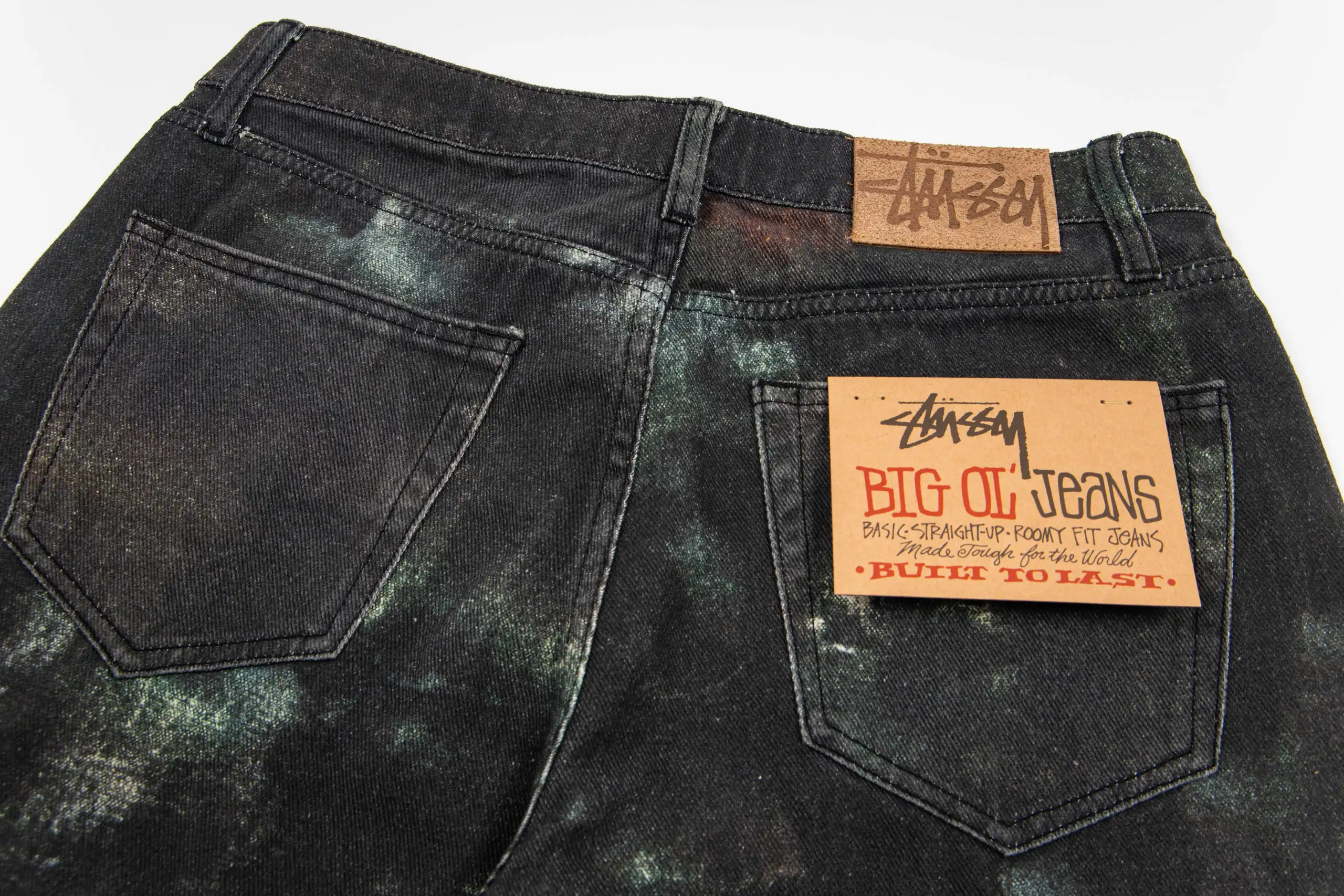 stussy big ol’ jean stenpat camo Stussy Big Ol' Camo Canvas Needlepunch Jean Woodland Camo