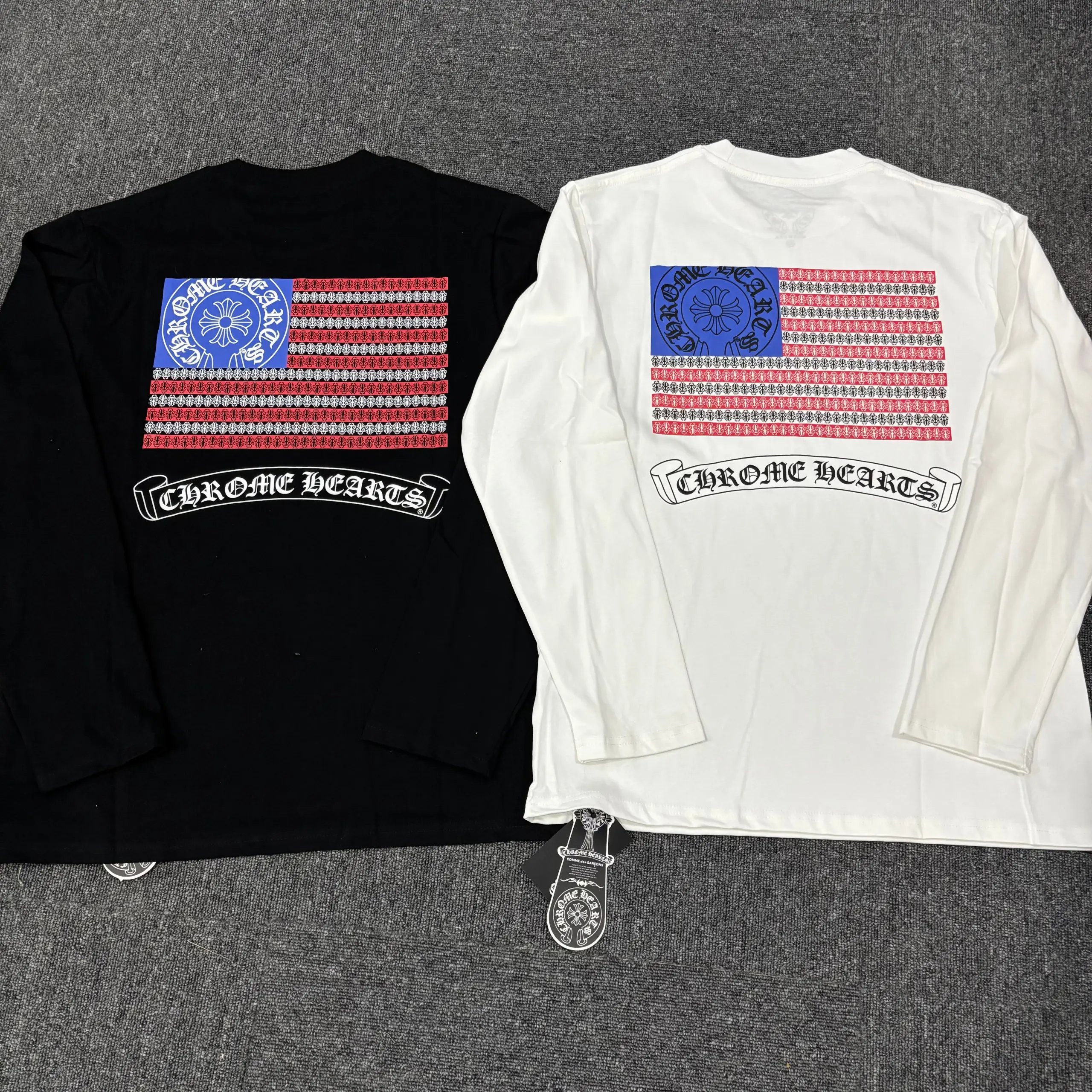 Chrome hearts T-shirt American Flag Long Sleeve