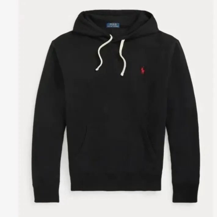 White rope black hoodie