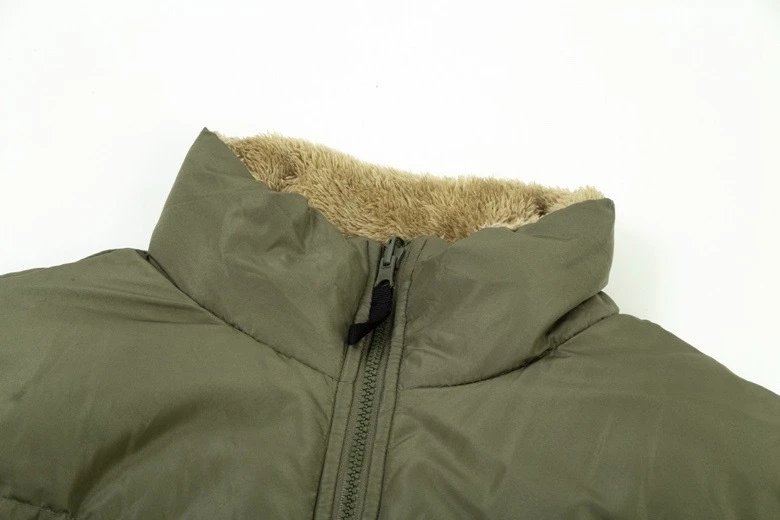Carhartt WIP Active Jacket White with Brown Corduroy Collar - 12