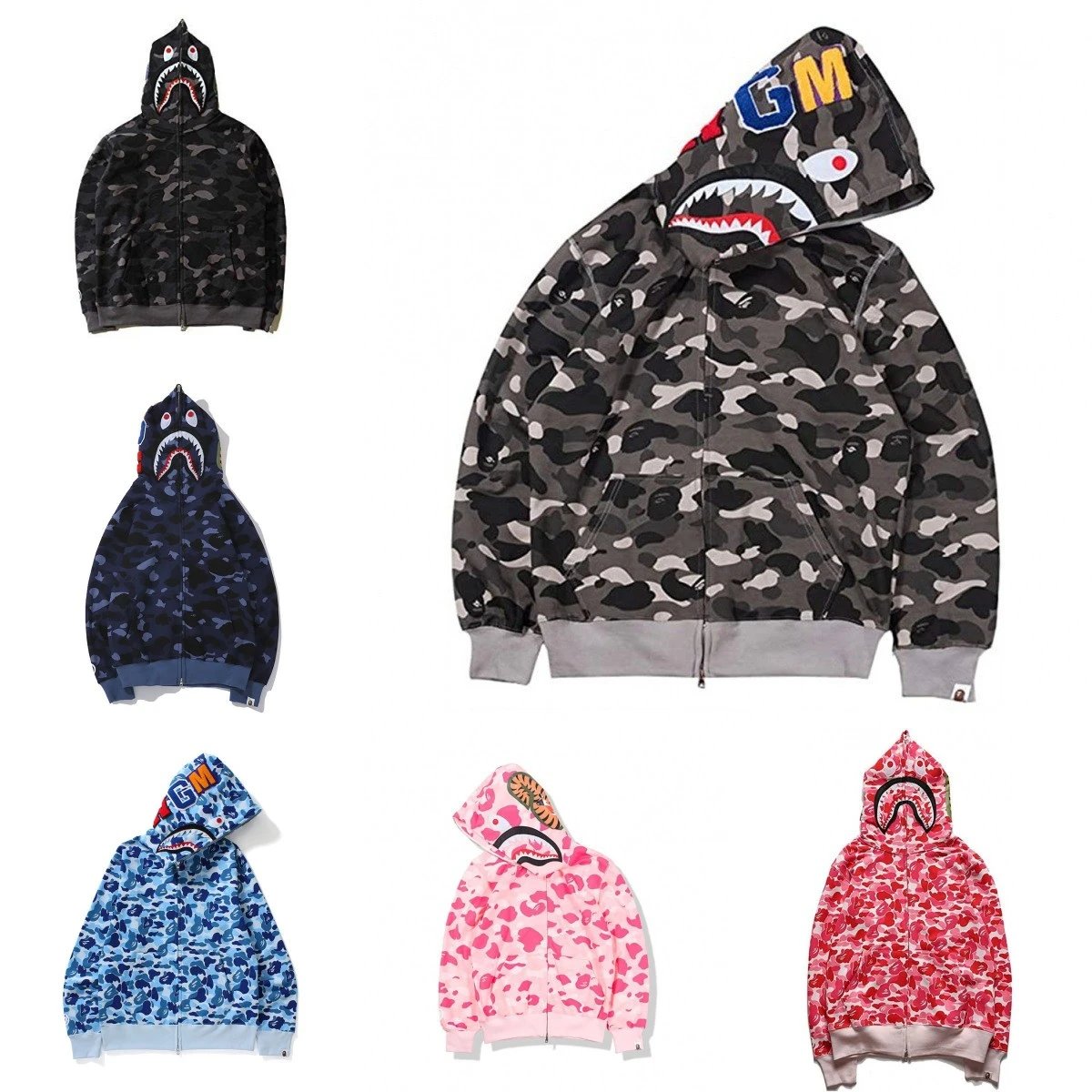 Factory Fall and Winter Casual Fashion Hooded Sweatshirt-