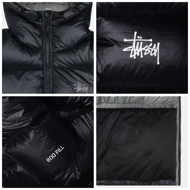 Stüssy Down Jackets Hooded Puffer Jacket product detail image 13