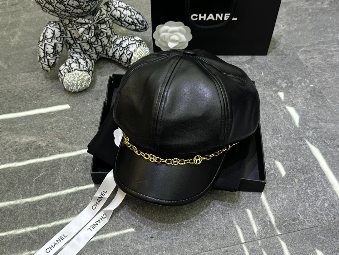 Hermès Paris Cap Black Hat - 7
