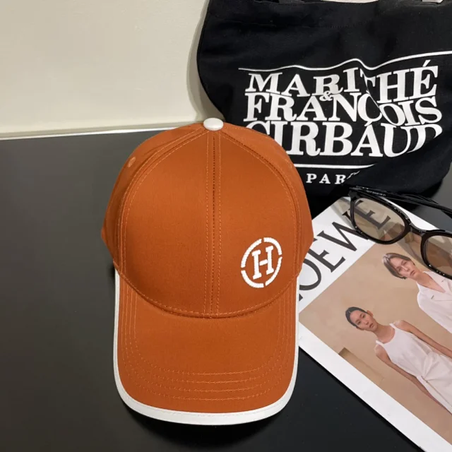Hermès Hats Embroidered baseball cap product detail image 3