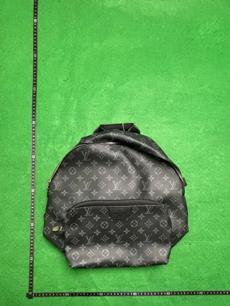 Louis Vuitton Monogram Eclipse Black Leather Backpack - 1