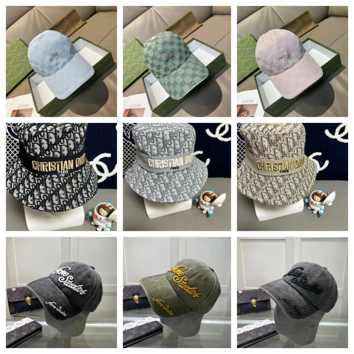 Dior and Acne Studios Baseball Caps