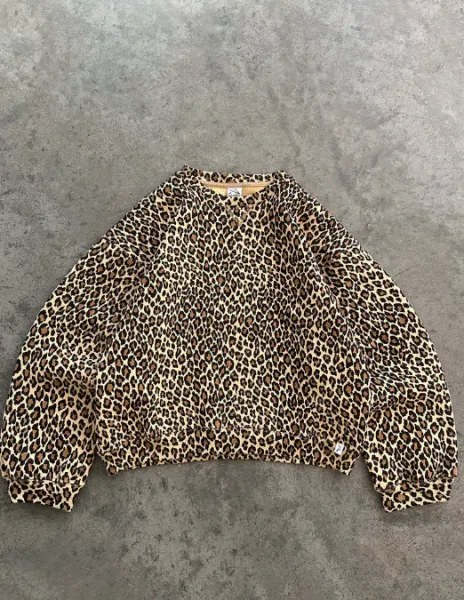 Leopard Print Wide-Leg Pants - 4