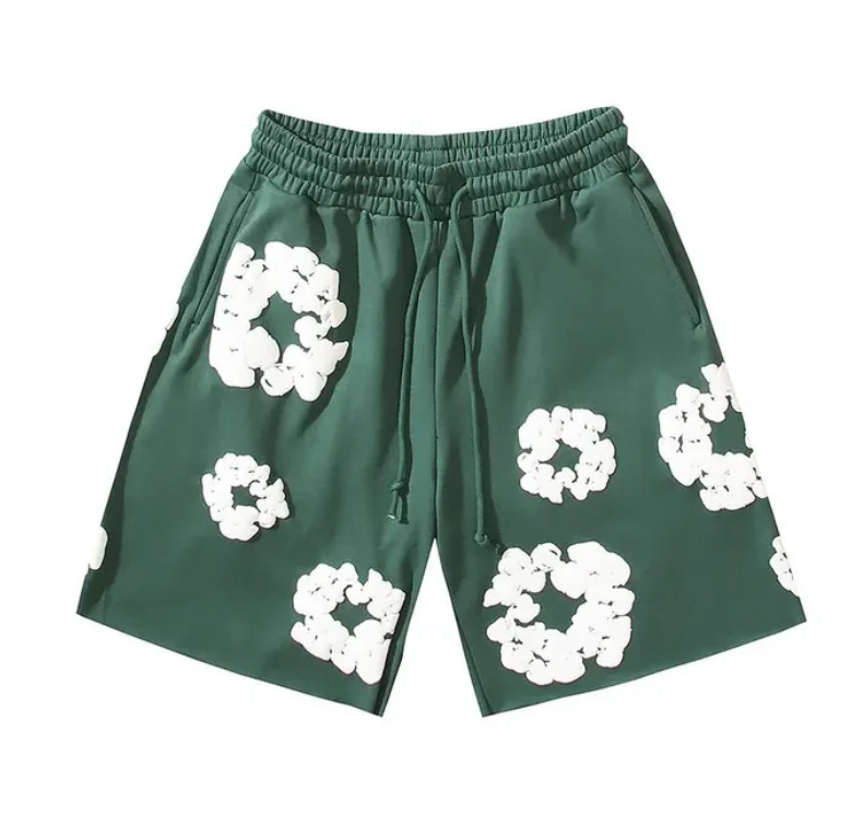 Summer trend hip-hop shirt shorts set
