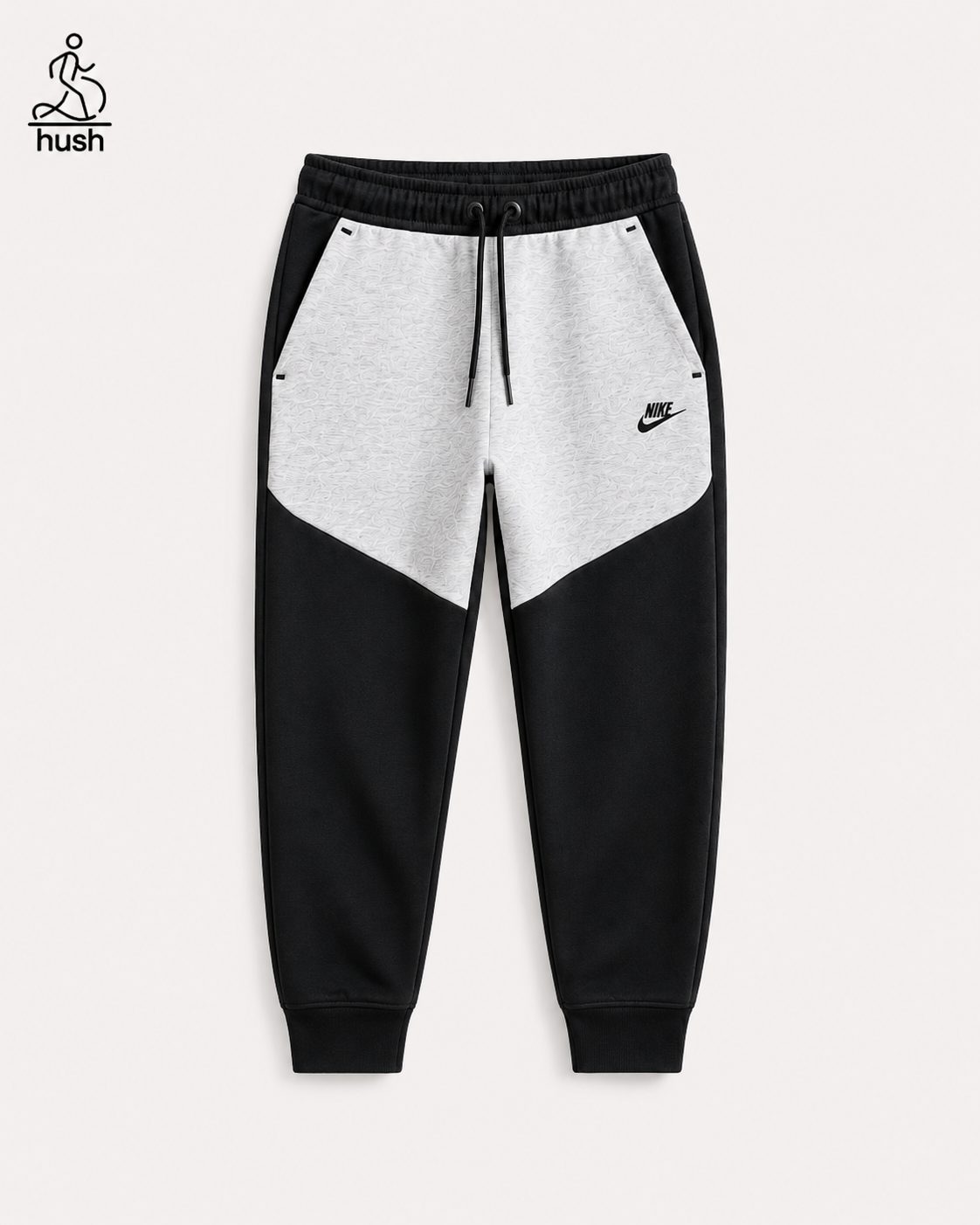 Black and gray pants