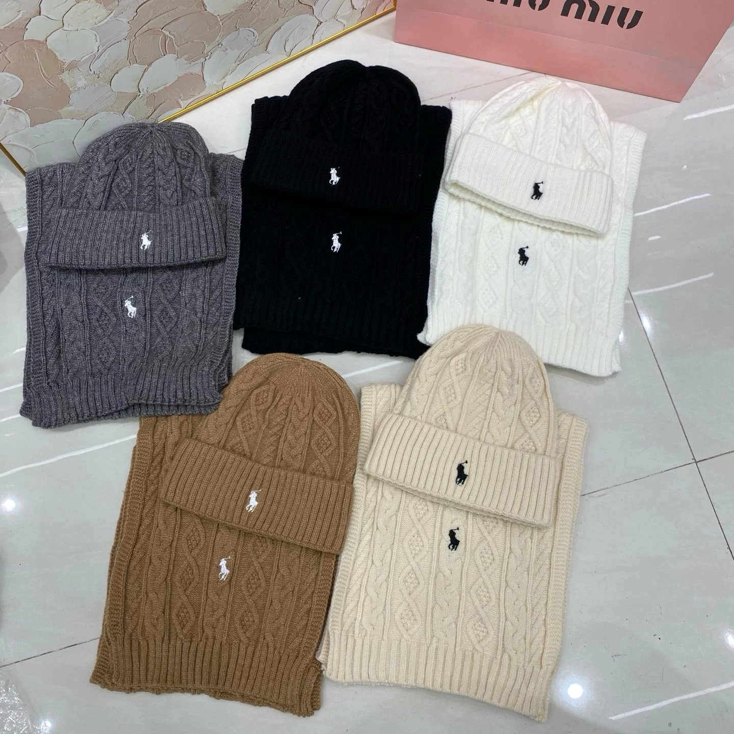 Polo Ralph Lauren Cable-Knit Beanies — Multiple Colors product photo 4