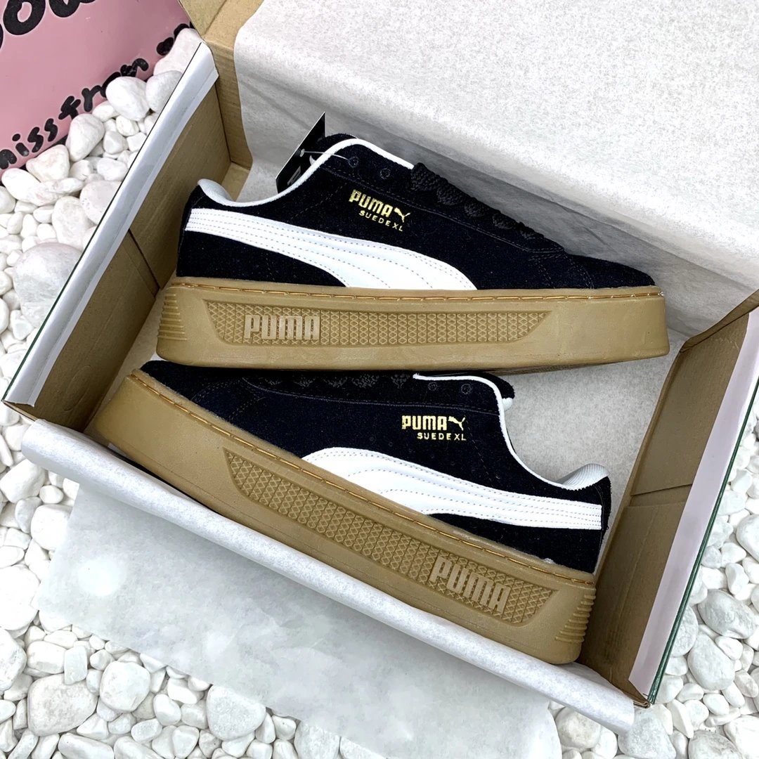 Puma Suede XL White Gold Sneakers Chunky Sneakers - 3