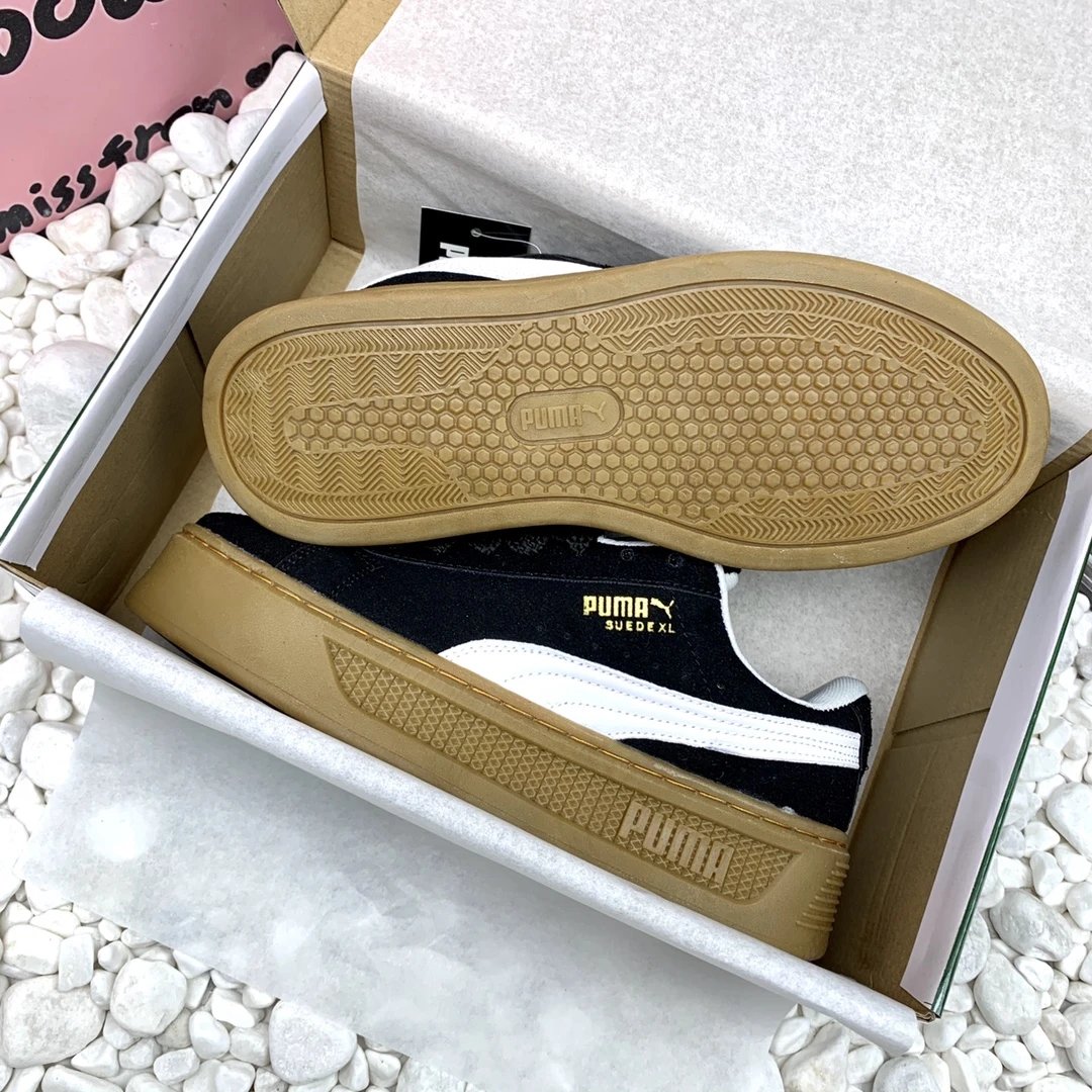 Puma Suede XL White Gold Sneakers Chunky Sneakers - 4
