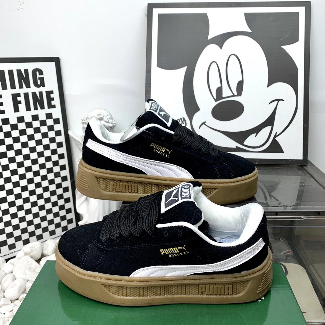 Puma Suede XL White Gold Sneakers Chunky Sneakers - 2