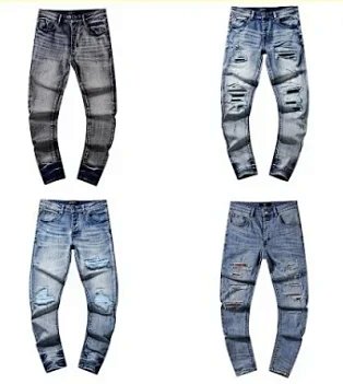 Preferred Hole Patch: Original Retro Straight Tube Trendy Jeans【