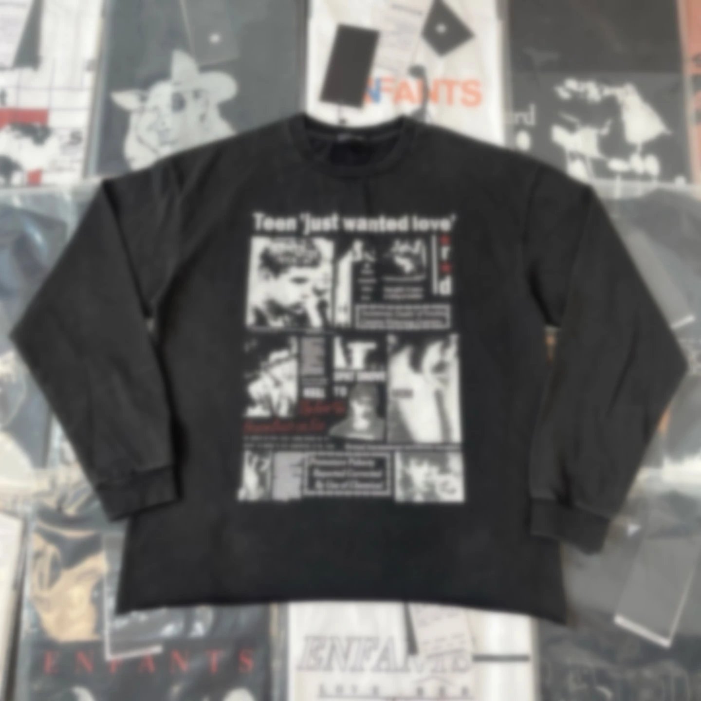 610-Newspaper Boy Washed Distressed Rolled Hem
