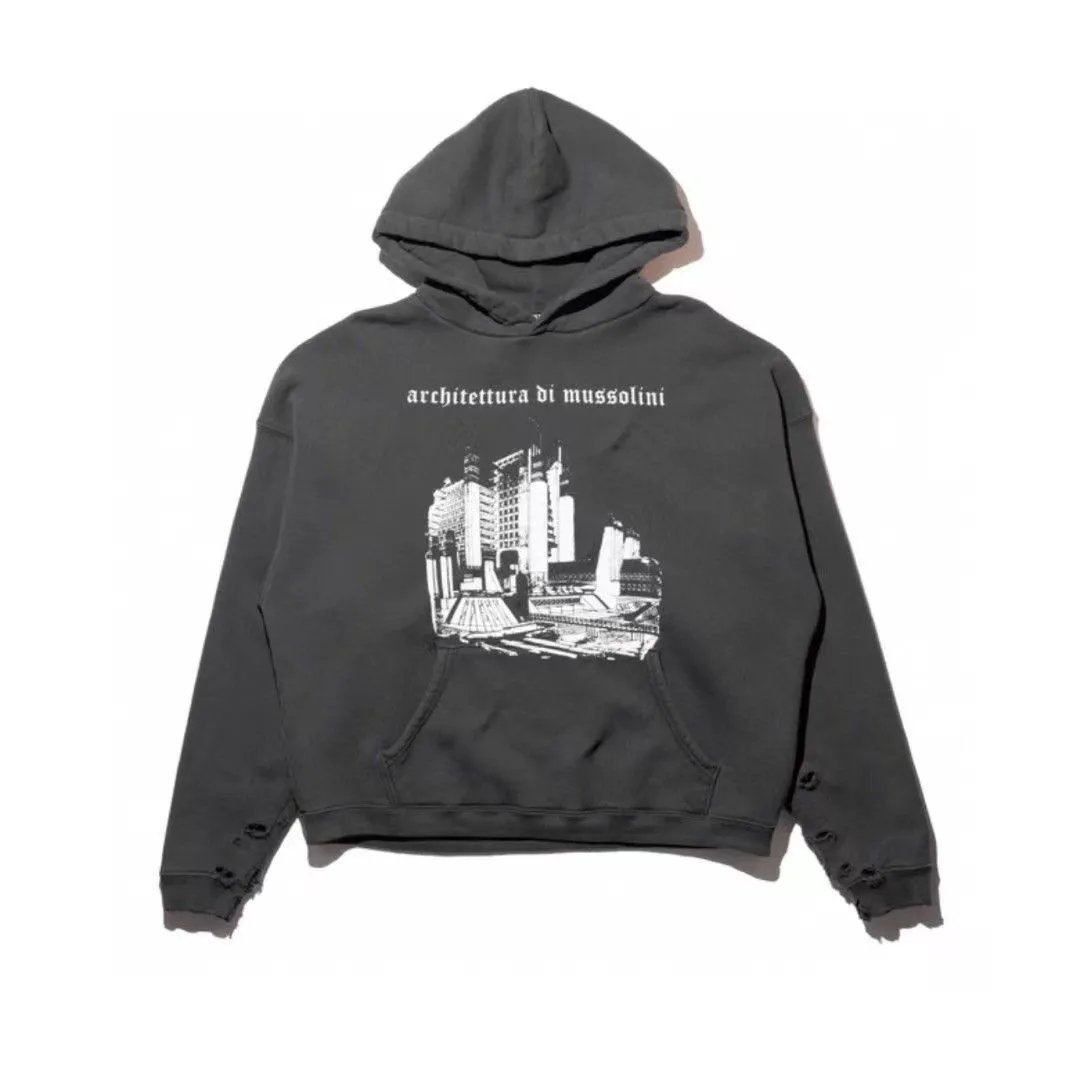 Mussolini Architecture Washed Black