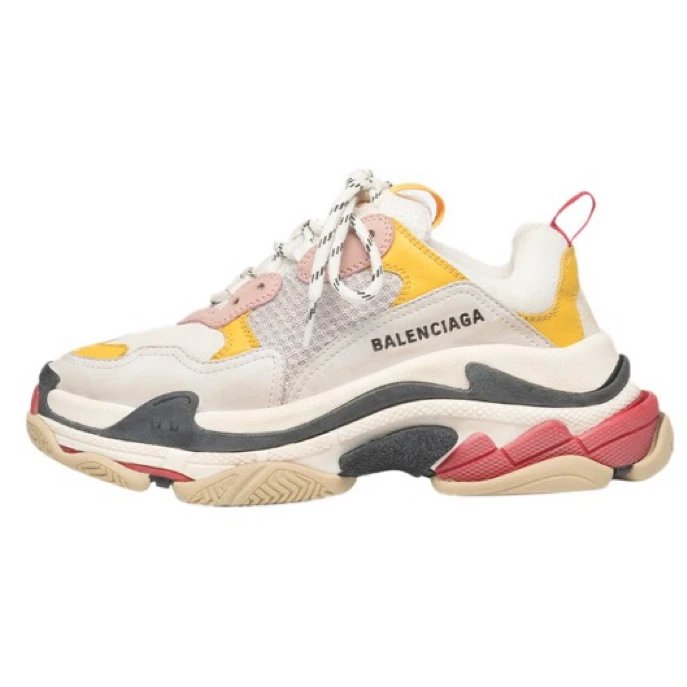 Paris Tripe Pink Yellow Red Black Sole