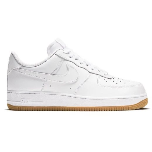 AF All White Yellow Sole