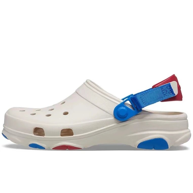 Crocs Classic Terrain Grey Red Blue