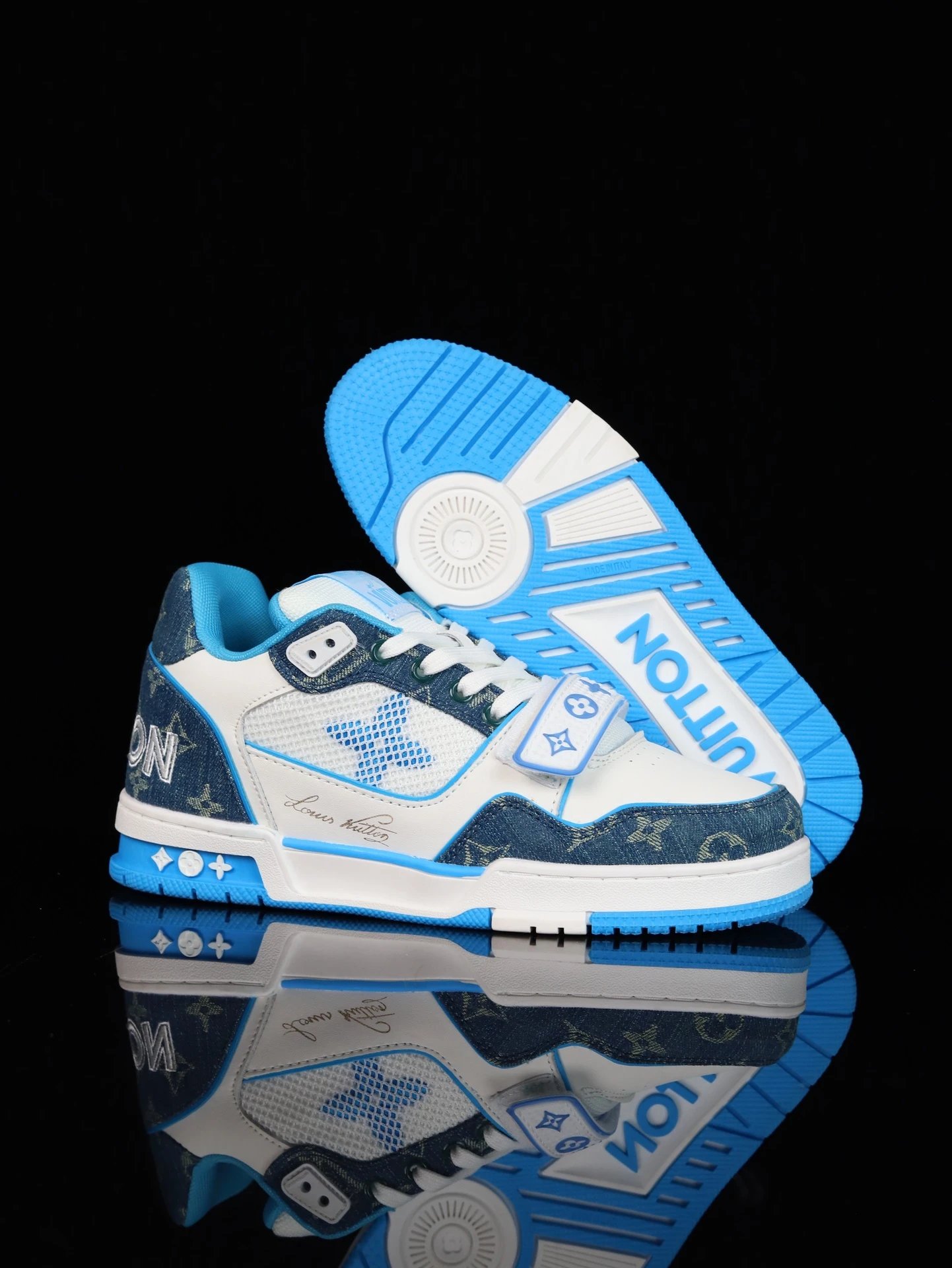 Louis White Blue Cowboy Collaboration