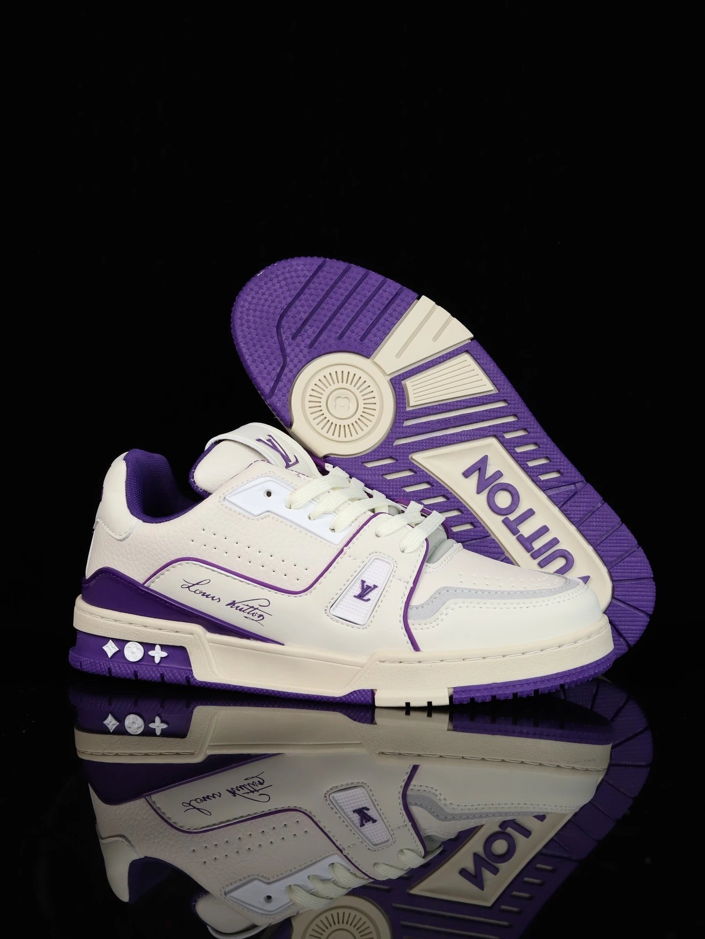Louis White Purple Collaboration