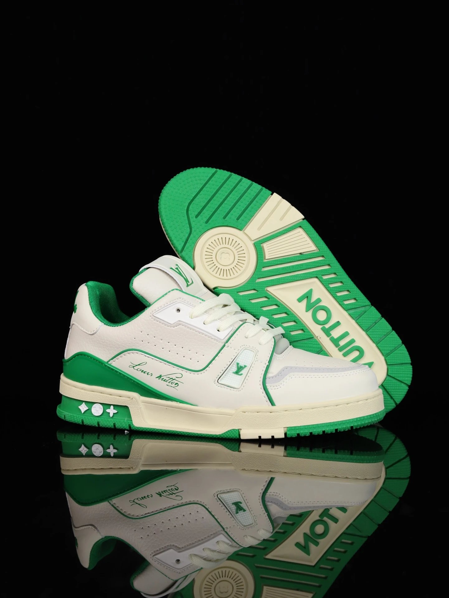 Louis Green and White Collaboration