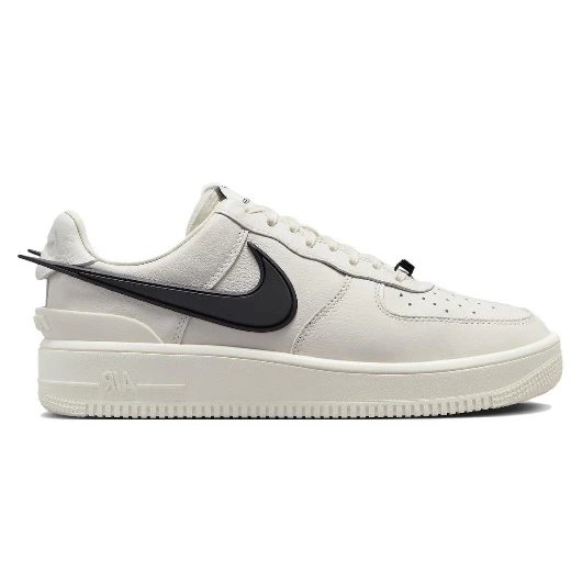 AF All White with Long Black Swoosh