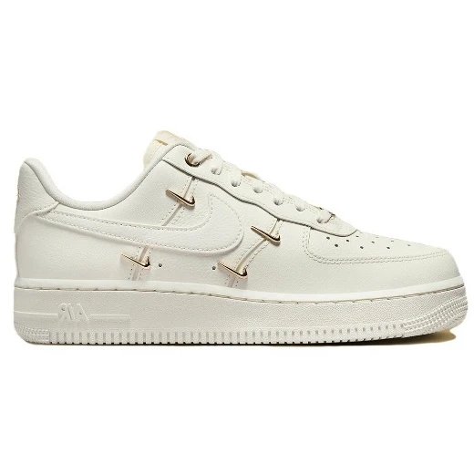 AF Beige with Four Gold Swooshes