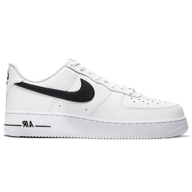 AF White Black Swoosh