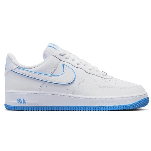 AF White Blue Sole