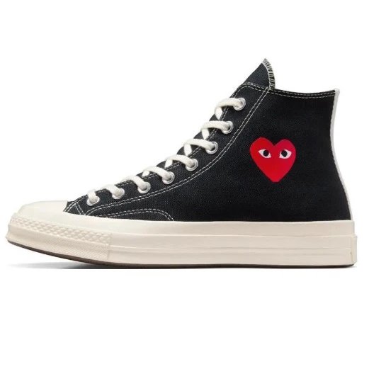 Comme des Garcons Black High Top Small Heart