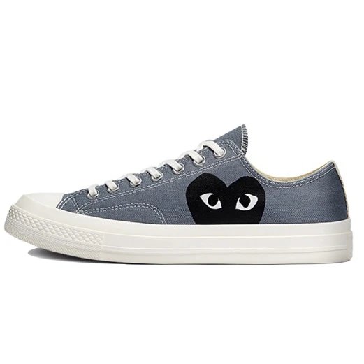 Comme des Garcons Grey Low Top Big Heart