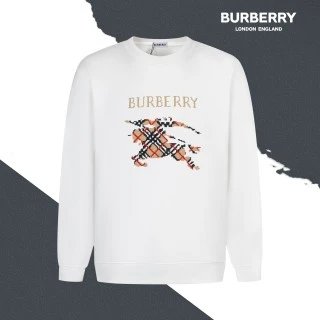 Burberry Hoodies & Sweatshirts Check-Lined Zip-Up Hoodie — 07