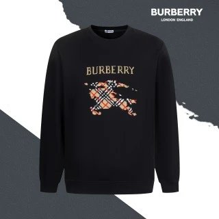 Burberry Hoodies & Sweatshirts Check-Lined Zip-Up Hoodie — 08