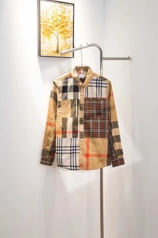 Burberry Hoodies & Sweatshirts Check-Lined Zip-Up Hoodie — 16