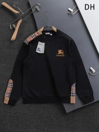 Burberry Hoodies & Sweatshirts Check-Lined Zip-Up Hoodie — 15