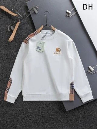 Burberry Hoodies & Sweatshirts Check-Lined Zip-Up Hoodie — 12