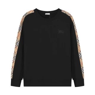 Burberry Hoodies & Sweatshirts Check-Lined Zip-Up Hoodie — 14